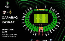 "Qarabağ"ın oyununa biletlər tükənmək üzrədir