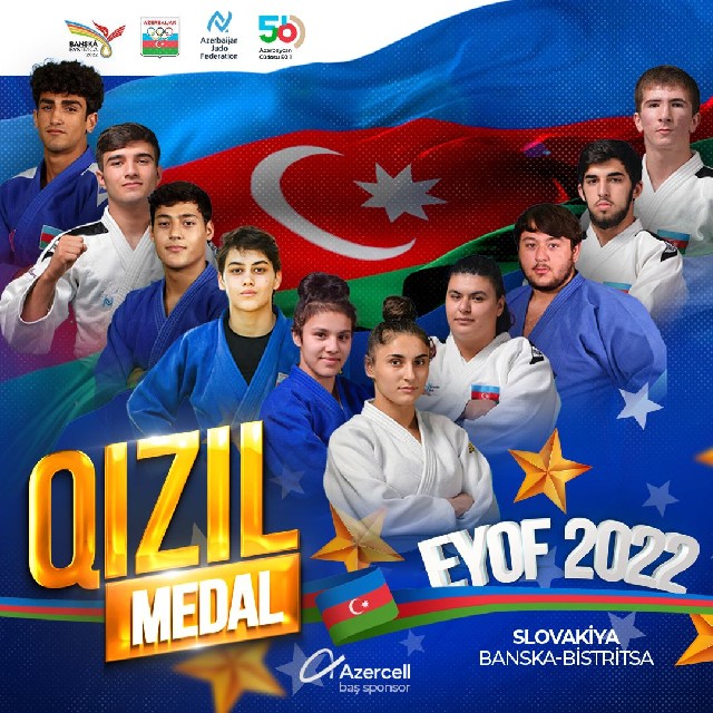 Komandamız EYOF 2022-də qızıl medal qazandı